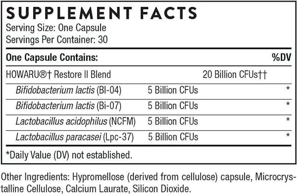 Florasport 20b, 30 Veggie Caps - Thorne Research