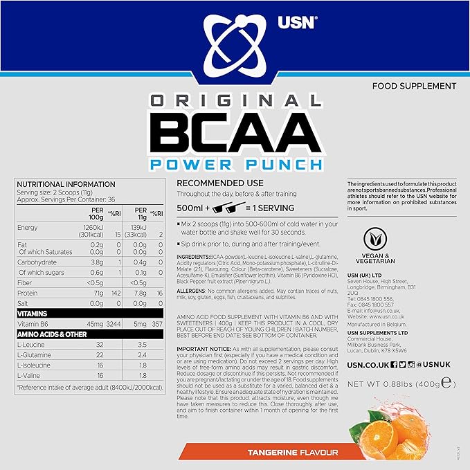 USN BCAA Power Punch 200G диня