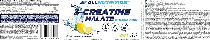 Allnutrition 3-Creatine Malate, Orange - 250 grams