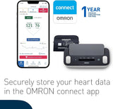 OMRON Complete 2-in-1 Upper Arm Blood Pressure Monitor & ECG Machine - AFib Detection, Bluetooth App Sync, Clinically Validated, Free 1-Year Premium App Access