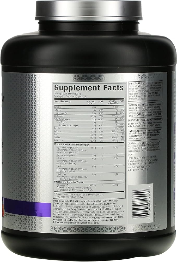 Muscletech Mass-Tech Elite 3180 grammes