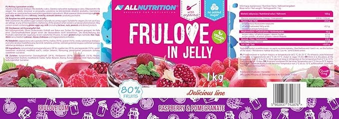 Allnutrition Frulove In Jelly, Raspberry - 500 grams