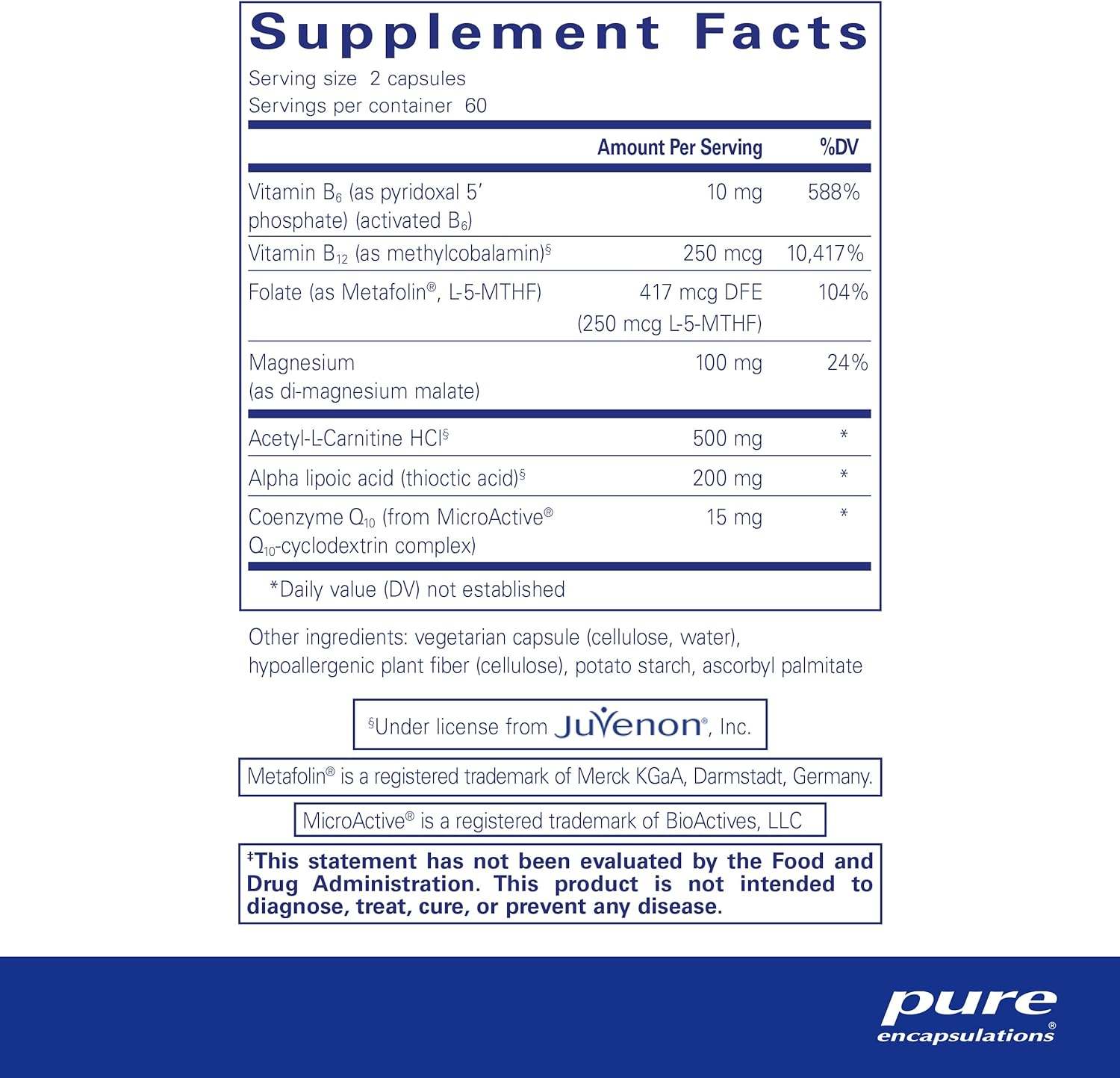 Revitalage Nerve 120 -tal - Pure -kapslingar