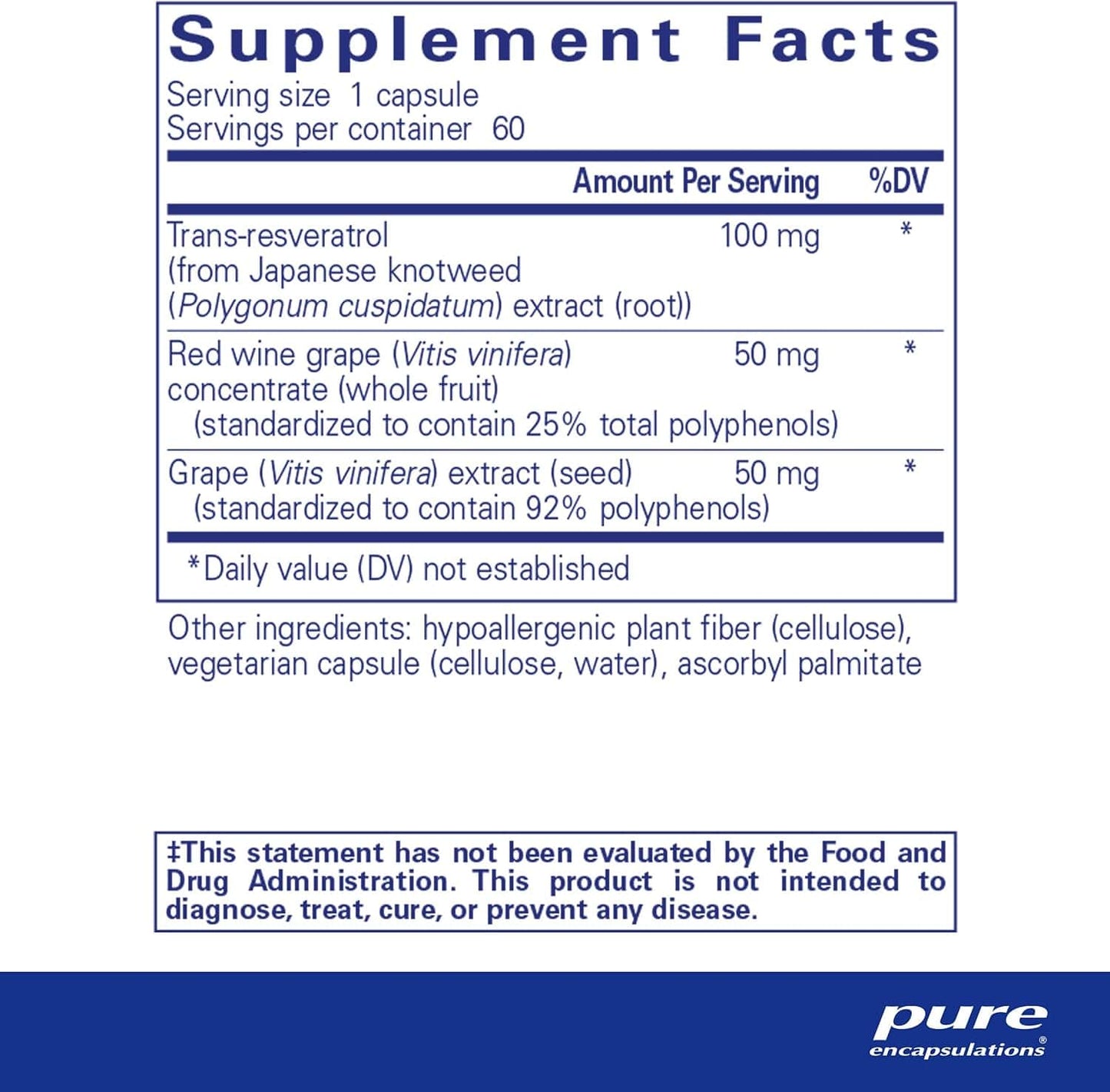 Resveratrol 60 kapszula - tiszta kapszulák