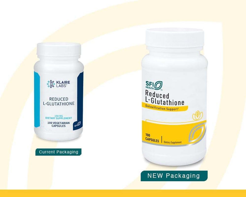 Réduction de L-glutathion 150 mg, 100 capsules - Klaire Labs (SFI Health)