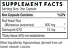 Red Yeast Rice + CoQ10 (Formerly Choleast) - 120 Capsules- Thorne