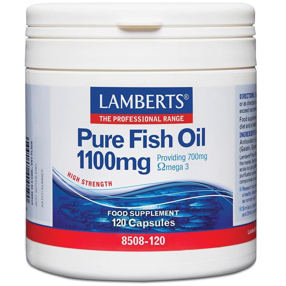 Lamberts Pure Fish Oil 1100mg – 120 Capsules – image 2