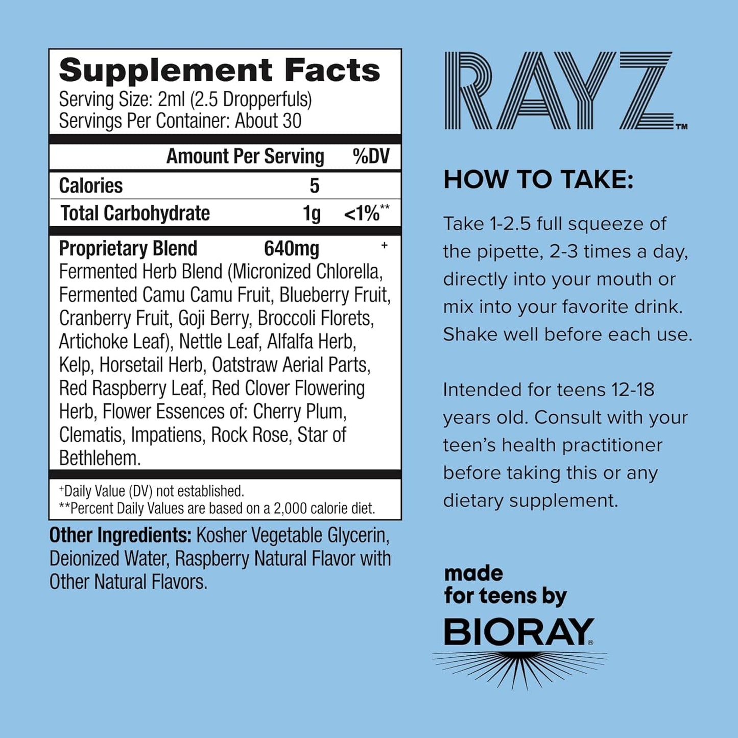 Rayz Alle systemer glød - 2oz - Bioray