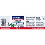 Lamberts Ginkgo 6000mg Time Release – 180 Tablets – image 4