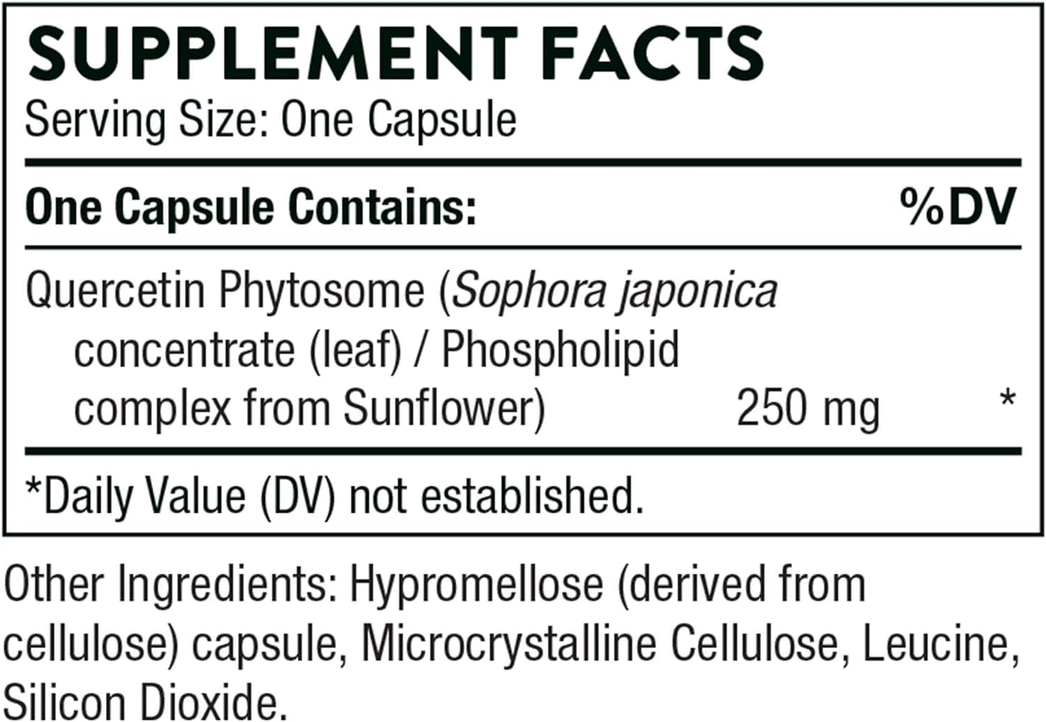 Quercetiinin fytosomi - 60 Veg Caps - Thorne Research