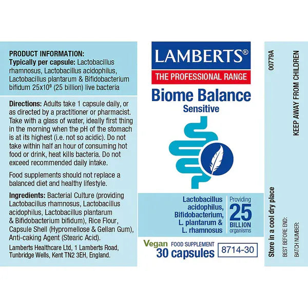 Lamberts Biome Balance Sensitive – 30 tobolek_Lambert_7_3 – obrázek Balance Sensitive – 30 tobolek – obrázek 4