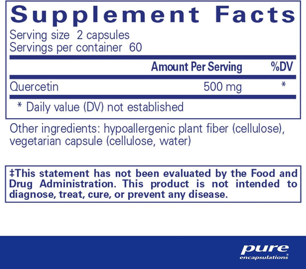 Quercetin 250mg 120 VCAPS - čisté zapouzdření