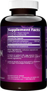 Quercetina (500 mg) 60 cápsulas veganas - MRM