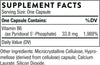 Piridoxal 5'-fosfato (P5P P-5-P), 180 Capas vegetarianas-Investigación Thorne