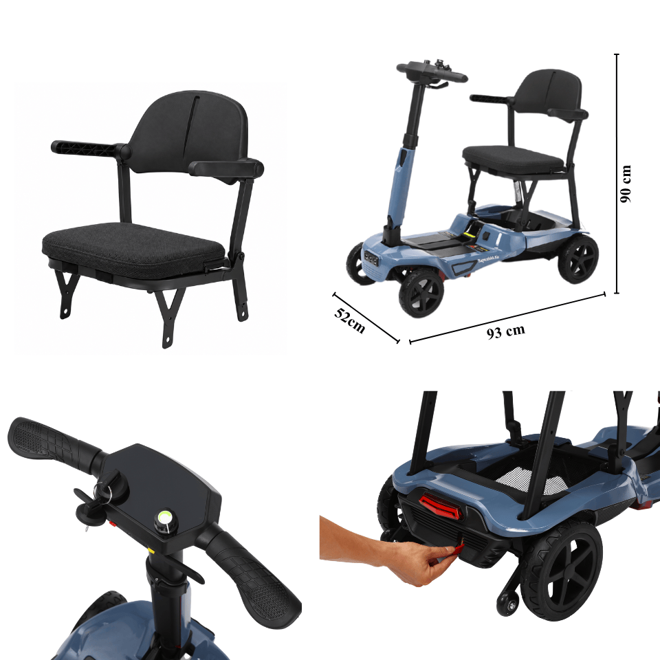 Raptor Fold Air Ultra-Lightweight Folding Mobility Scooter (14 kg, Airline-Friendly) - image 11