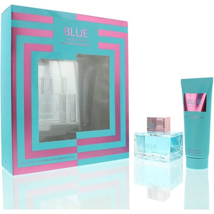 Antonio Banderas Blue Seduction 2 Piece Gift Set: Eau De Toilette 80ml - Body Lotion 75ml