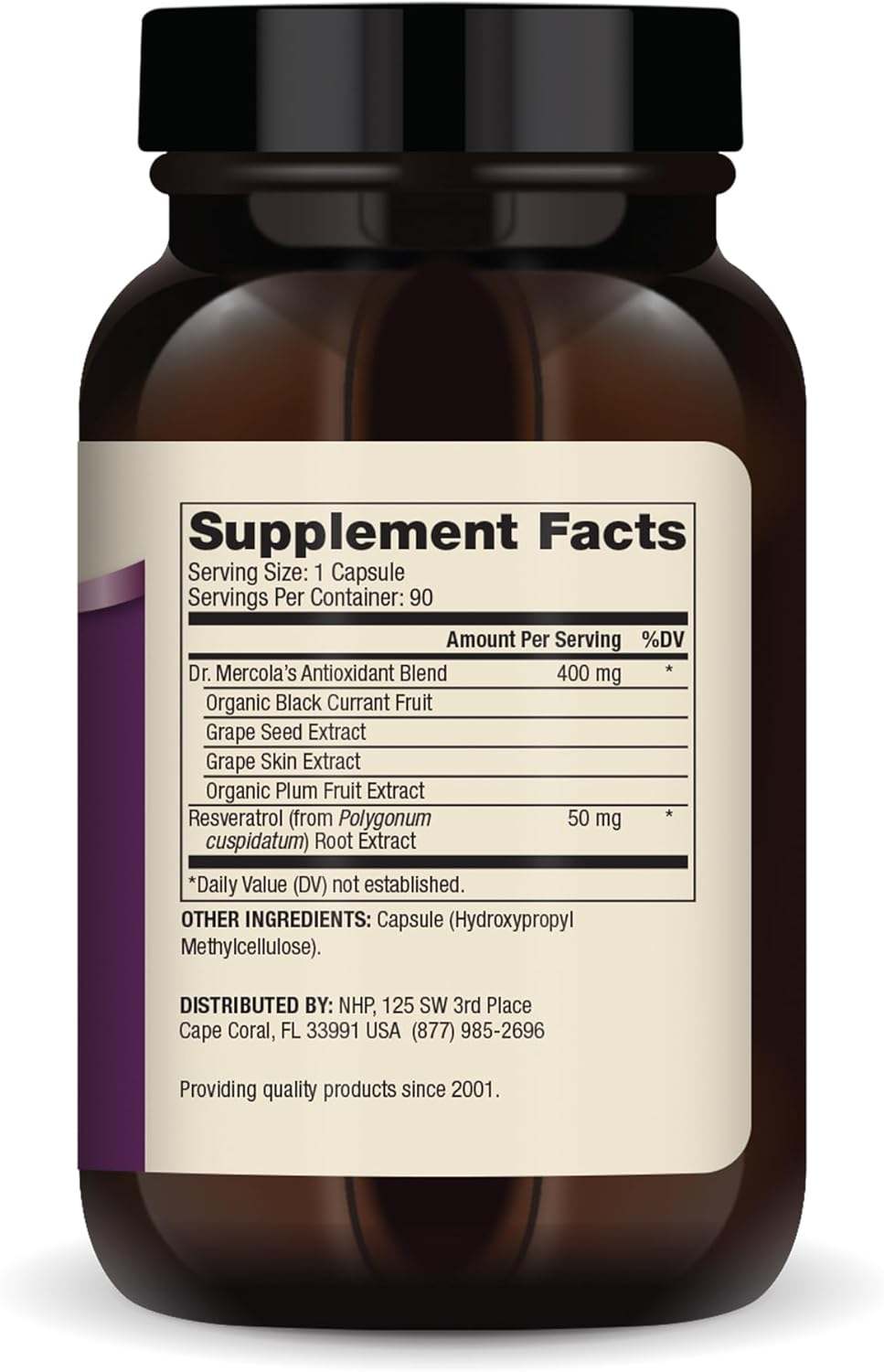 Purple Defense, Premium Antioxidant - 90 Caps - Dr Mercola