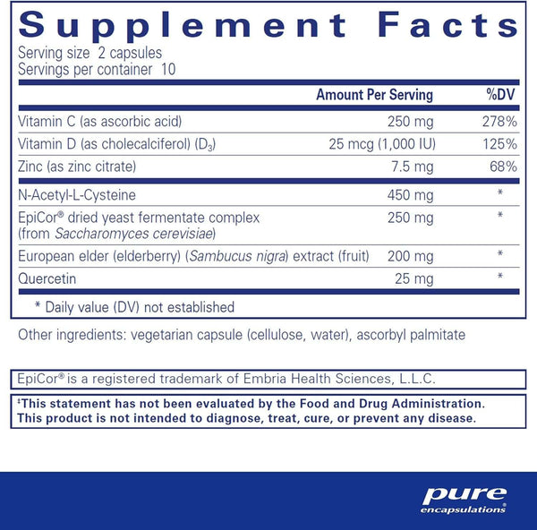 PureDefense, Immune support, 30 caps - Pure Encapsulations