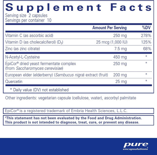 PureDefense, Immune support, 30 caps - Pure Encapsulations