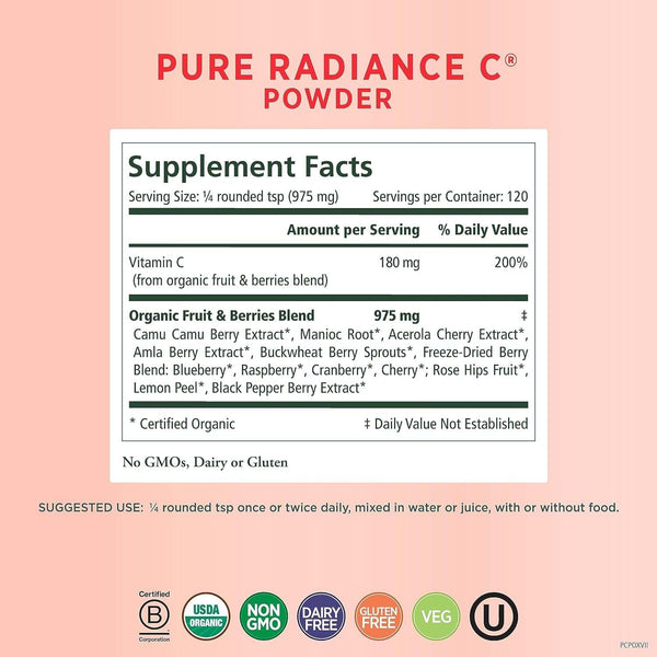 Pure Radiance C Powder 120g (4oz) - The Synergy Company