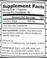 Pure L -Histidin 600 mg 50 Kappen - Montiff