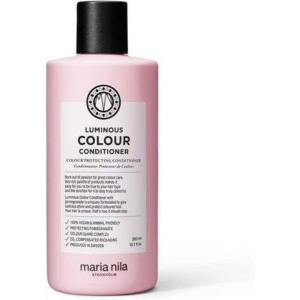 Maria Nila Luminous Colour Conditioner 300ml - Pomegranate Counteracts Dehydration