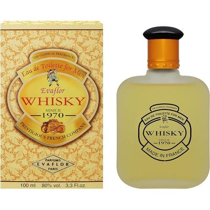 WHISKY Eau de Toilette for Men 100ml - The Best Gift Idea for Him by EVAFLORPARIS