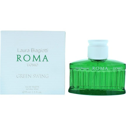 Laura Biagiotti Roma Uomo Green Swing Eau De Toilette 75ml