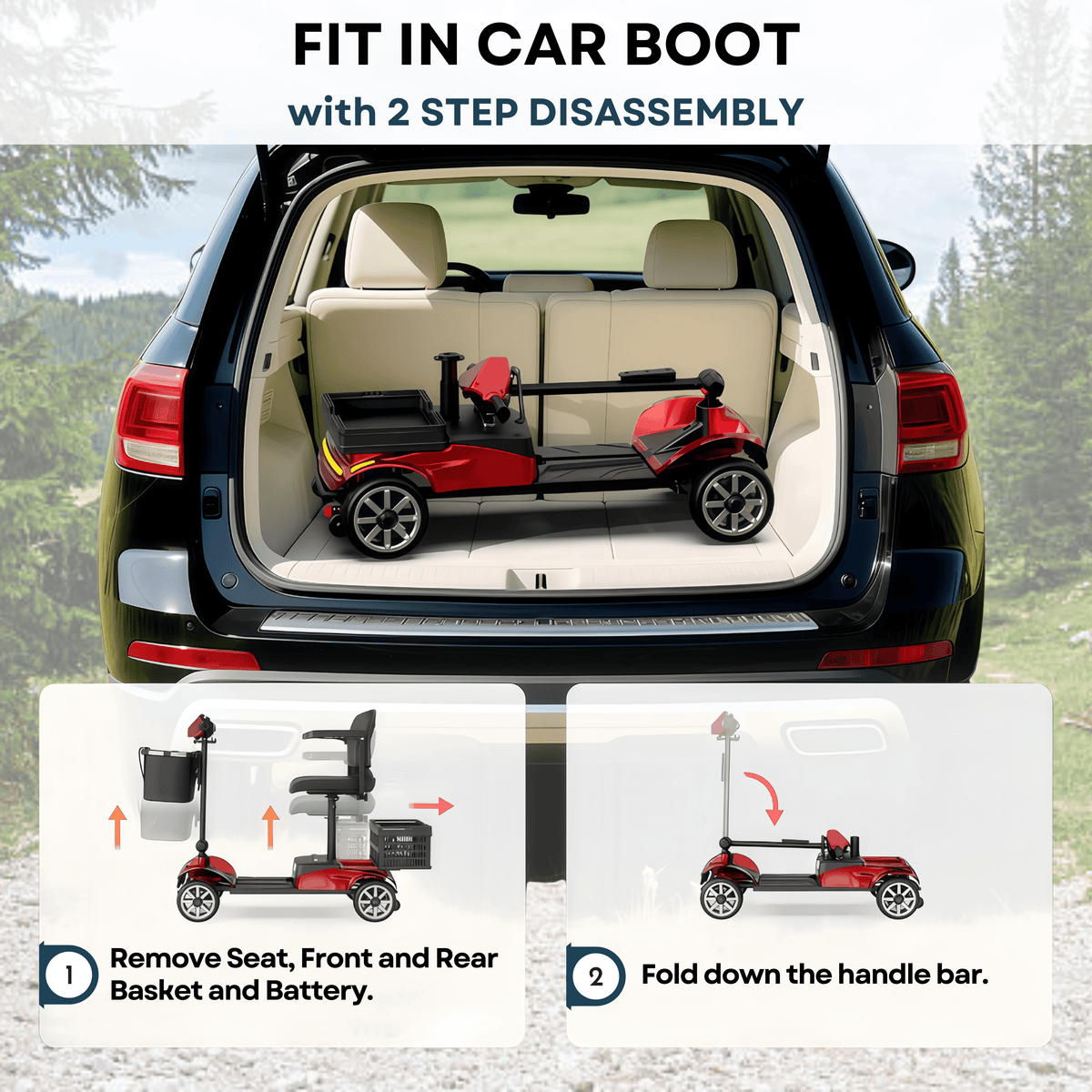 WeCan X-05 Portable Mobility Scooter – image 8