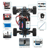 Много бърз 70KM/H 1-18 мащаб RTR 4WD RC автомобил