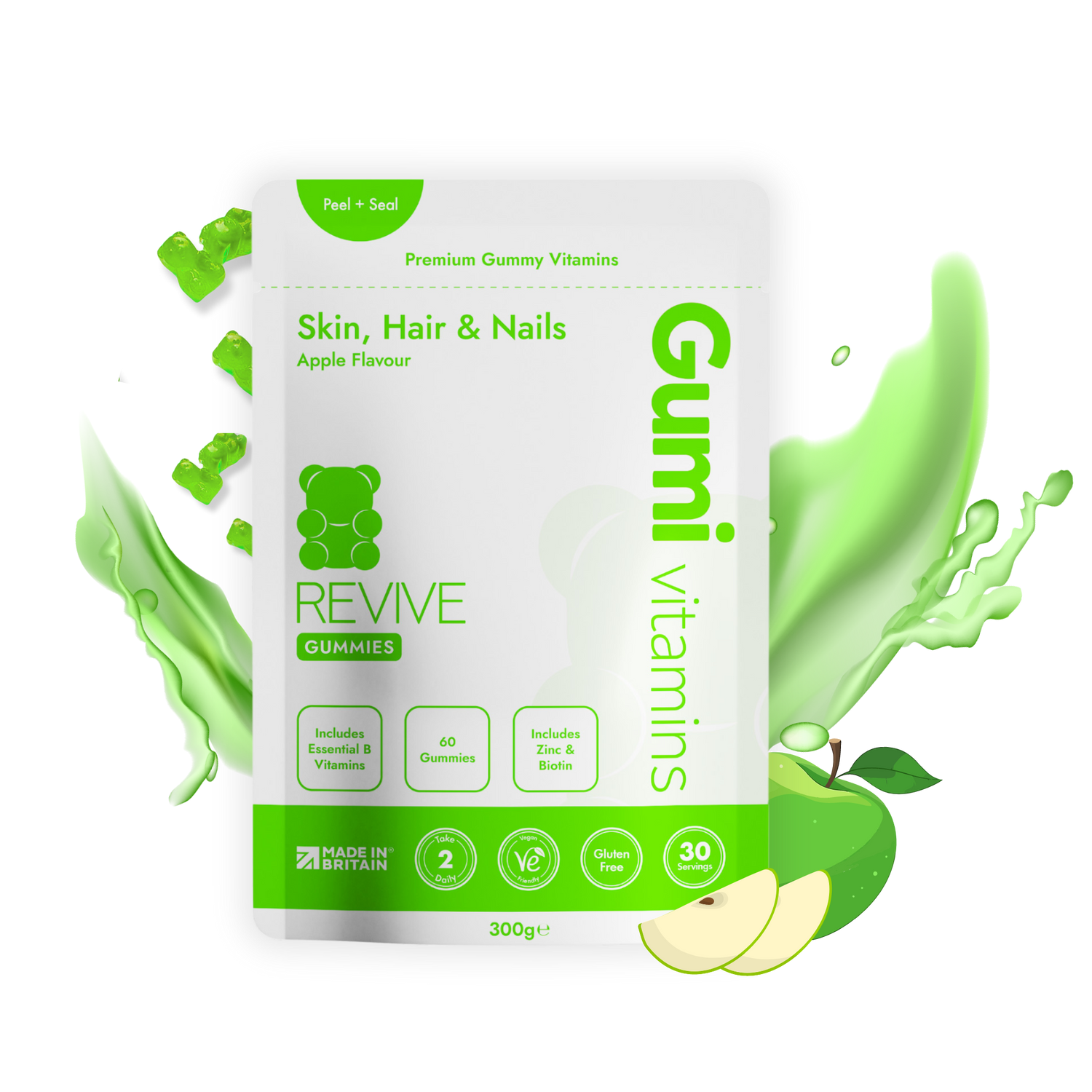 Gumi Vitamins Revive - Skin, Hair & Nails - Welzo