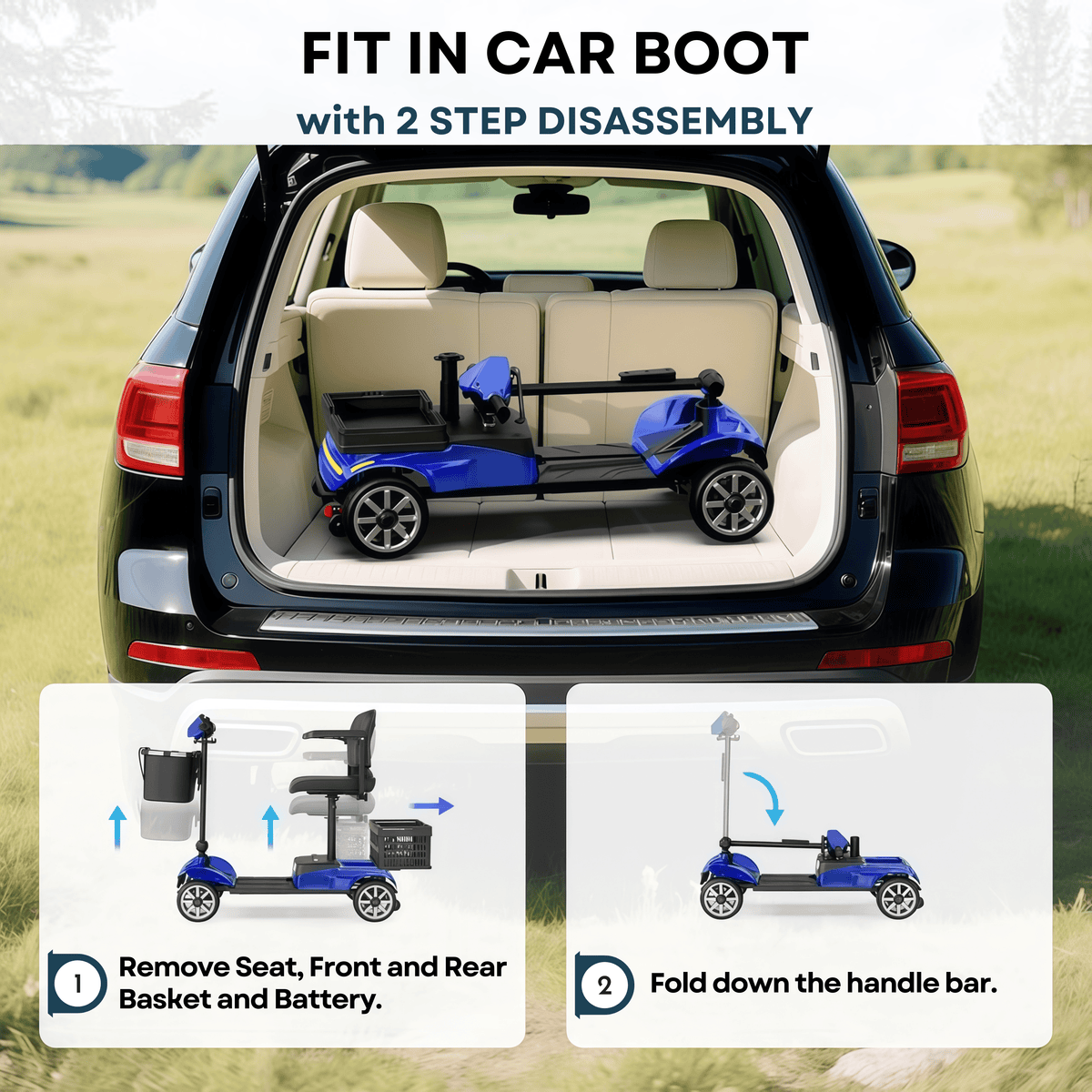WeCan X-05 Portable Mobility Scooter – image 14