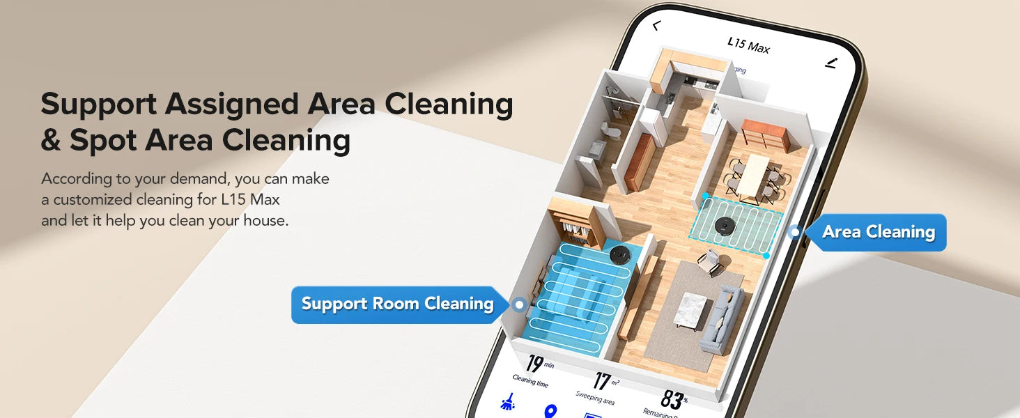 NEXA Vacuum Robot Vacuum & MOP, mappatura intelligente, auto-ricarica, Alexa/Google Control