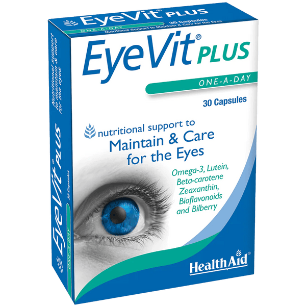 HealthAid EyeVit Plus Capsules Pack of 30 - welzo