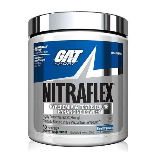 GAT Nitraflex Classic, Blue Raspberry - 300 grams