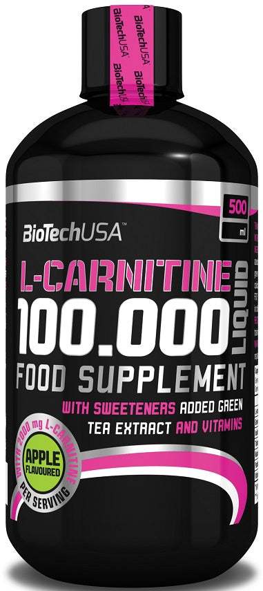 BioTechUSA L-Carnitine 100.000, Apple - 500 ml.