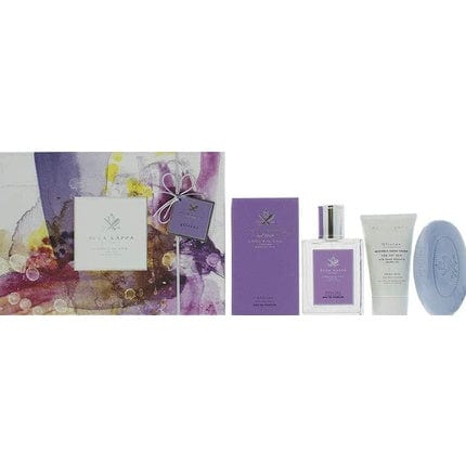 Acca Kappa Wisteria Glicine Eau de Parfum Gift Set: 100ml Perfume, 150g Soap, 75ml Hand Cream