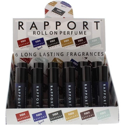 Eden Classic Rapport Sport 10ml Roll On Perfume Display Unit 24pcs