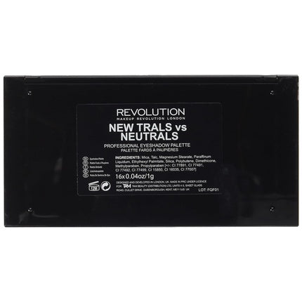 Makeup Revolution Eyeshadow Palette New-Trals vs Neutrals