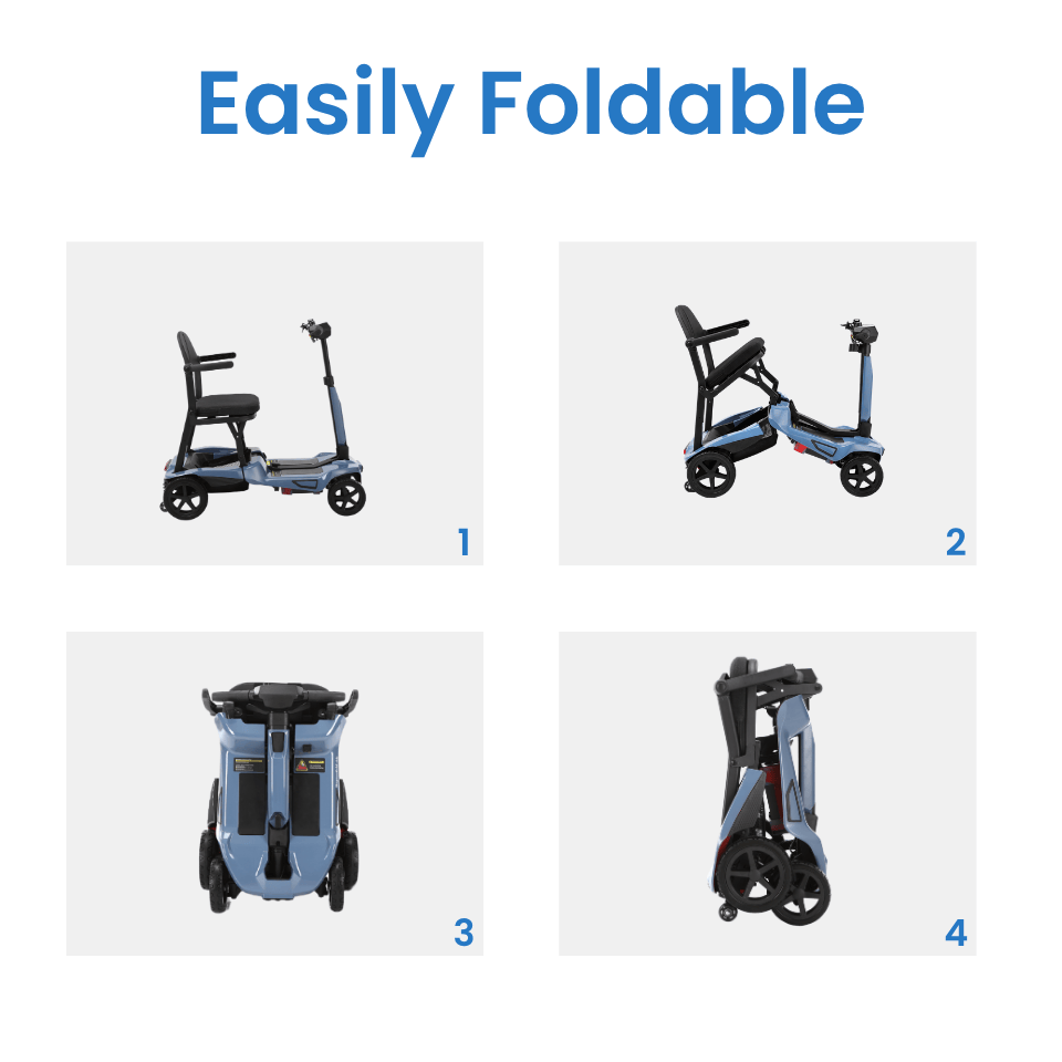 Raptor Fold Air Ultra-Lightweight Folding Mobility Scooter (14 kg, Airline-Friendly) - image 9