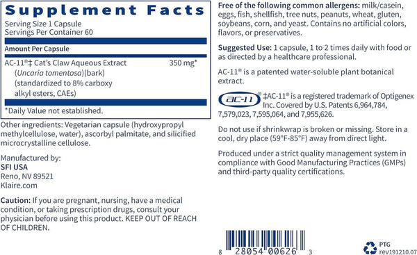 Protuctagen (60 kapszula) - Klaire Labs (SFI Health)