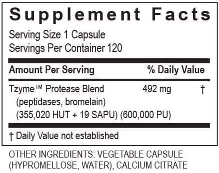 Protease 60 Caps - trasformazione