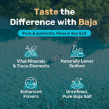 Sale di sale oro baja sale marino minerale