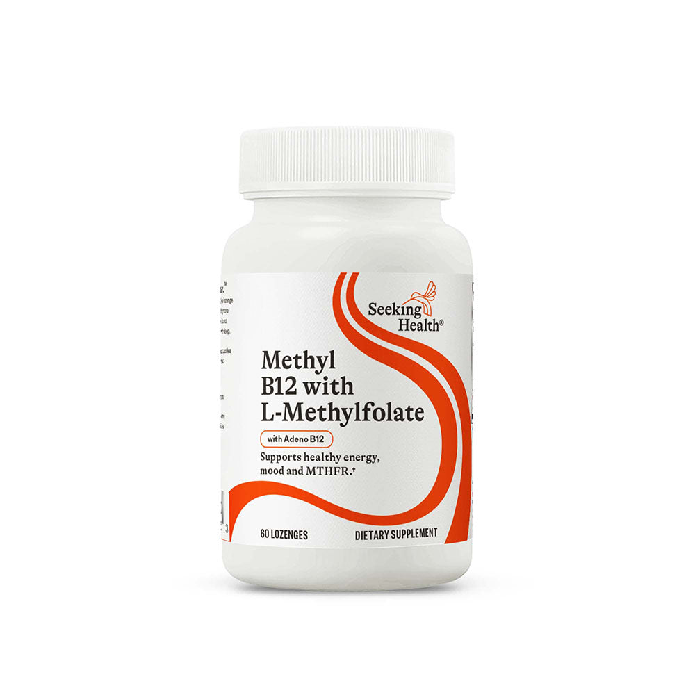 Active B12/B-12 Lozenge With L-5-MTHF - 60 Lozenges - Seeking Health - welzo