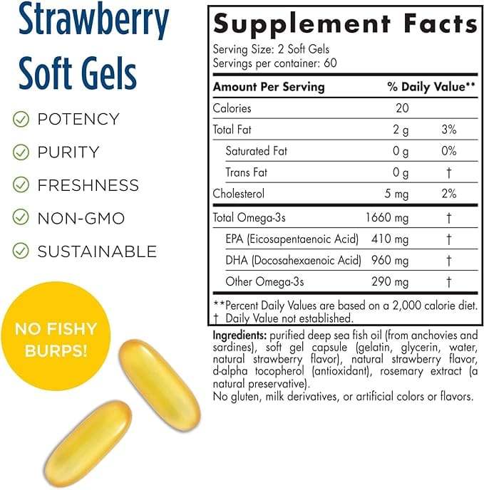 Prodha (Strawberry) - 120 Geles blandos - Nórdicos Nórdicos