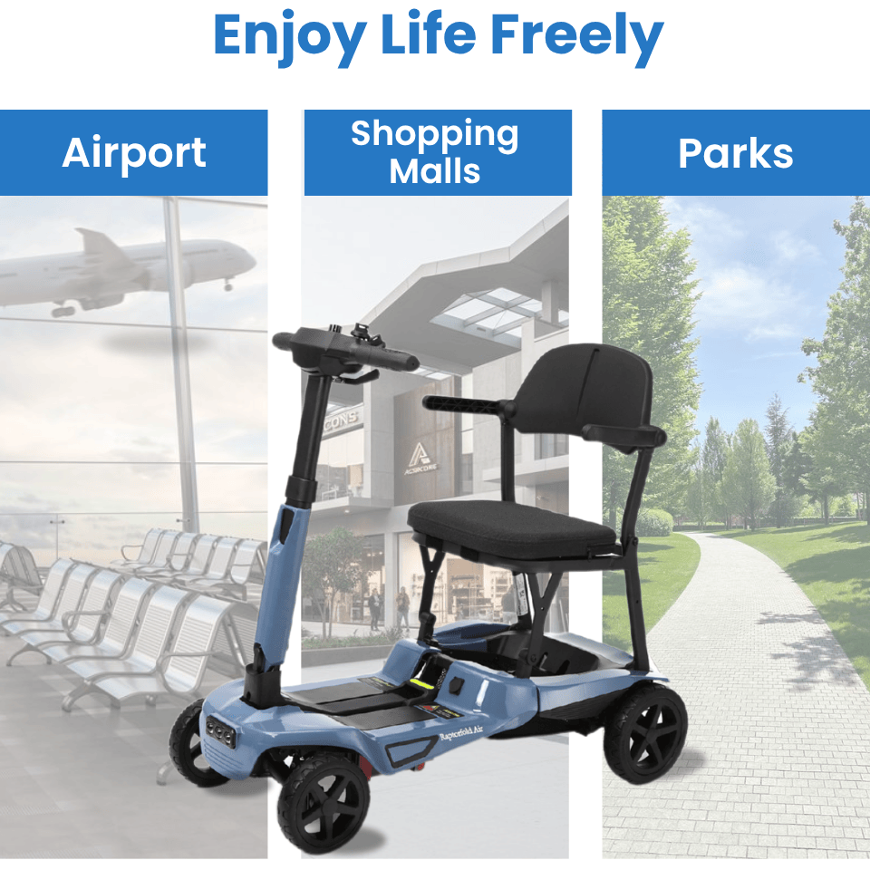 Raptor Fold Air Ultra-Lightweight Folding Mobility Scooter (14 kg, Airline-Friendly) - image 7