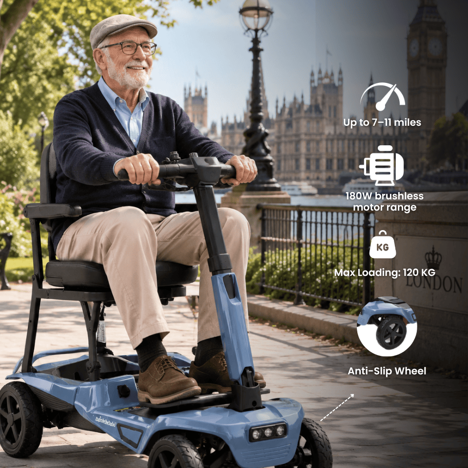 Raptor Fold Air Ultra-Lightweight Folding Mobility Scooter (14 kg, Airline-Friendly) - image 5