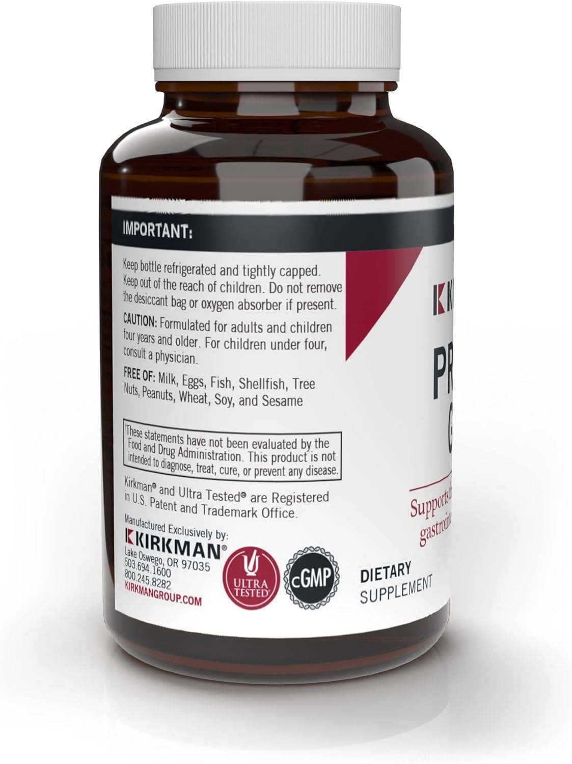 Pro -bioguld (hypoallergenic), 120 kapslar - Kirkman Laboratories