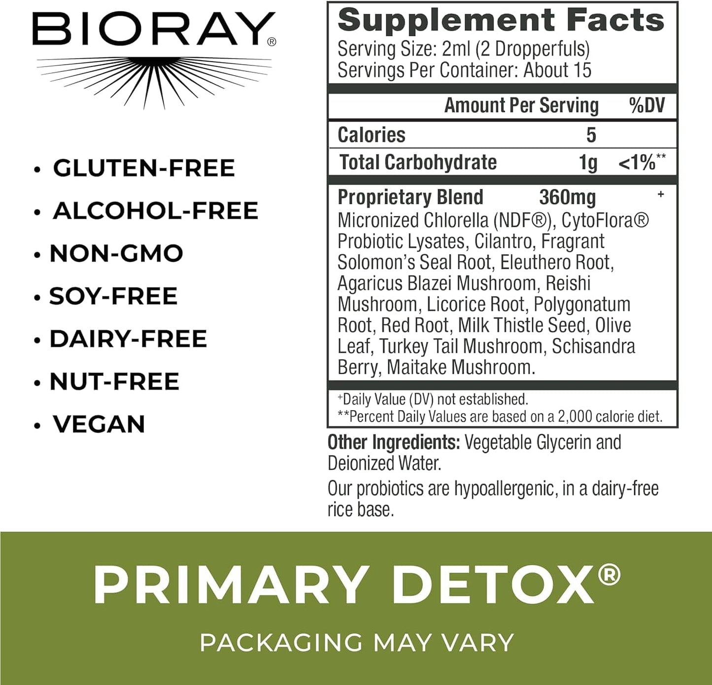 Primær detox - 2oz - Bioray