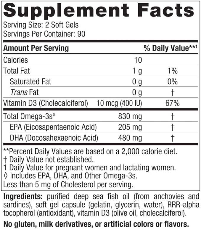 Pränatale DHA - 180 Weichgele - nordische Naturals